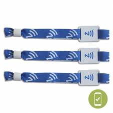 Fabric+PVC NFC  Wristband NTAG 213 Custom Print