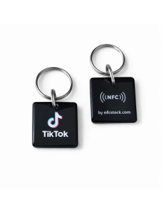 TikTok NFC Keychain for Business, creators & agencies - NFC Stock