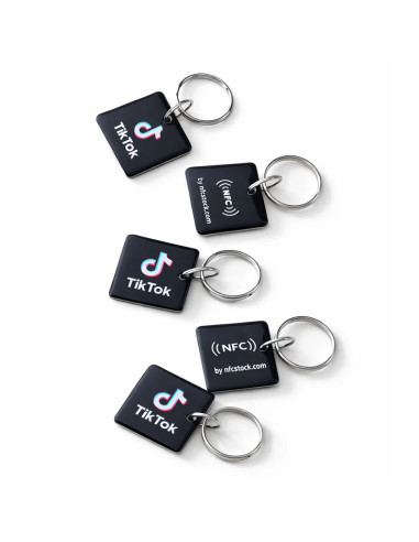 Llavero NFC TikTok para negocios, creadores y agencias - NFC Stock