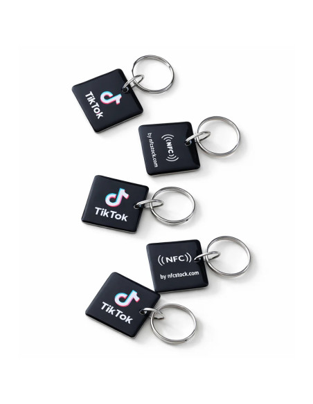 Llavero NFC TikTok para negocios, creadores y agencias - NFC Stock