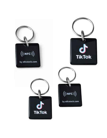 Llavero NFC TikTok para negocios, creadores y agencias - NFC Stock