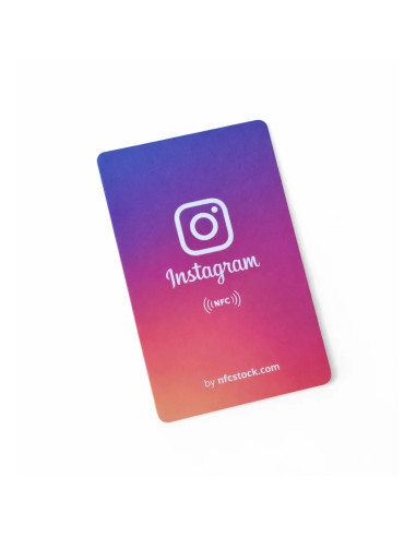 Tarjeta NFC Instagram para negocios | NFC Stock