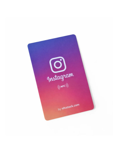 Tarjeta NFC Instagram para negocios | NFC Stock