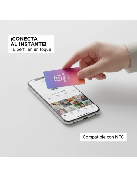 Tarjeta NFC Instagram para negocios | NFC Stock