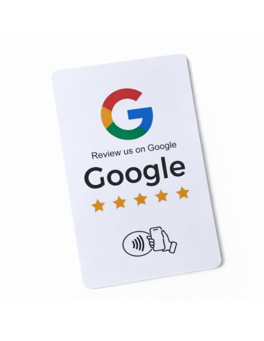 Tarjeta NFC para Reseñas de Google - NFC STOCK