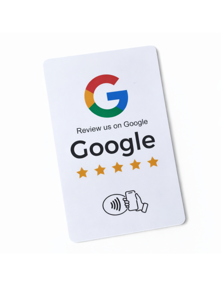 Tarjeta NFC para Reseñas de Google - NFC STOCK