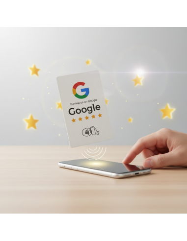 Tarjeta NFC para Reseñas de Google - NFC STOCK