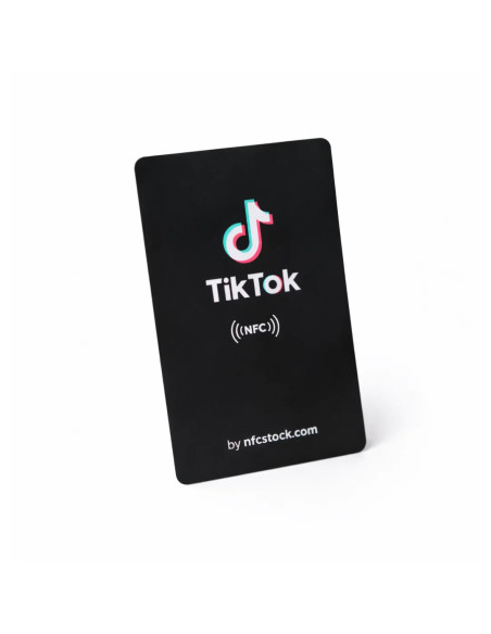 Tarjeta NFC TikTok para negocios | NFC Stock