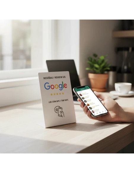 NFC Table Display for Google Reviews | NFC Stock