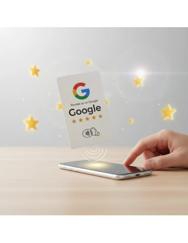 Pack display + tarjeta NFC reseñas Google | NFC Stock