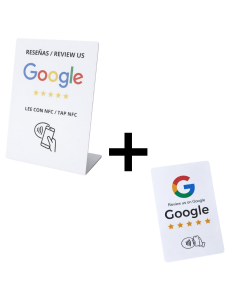 Google Reviews NFC Bundle Display + Card | NFC Stock