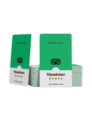 Tarjeta NFC Tripadvisor para reseñas | NFC Stock