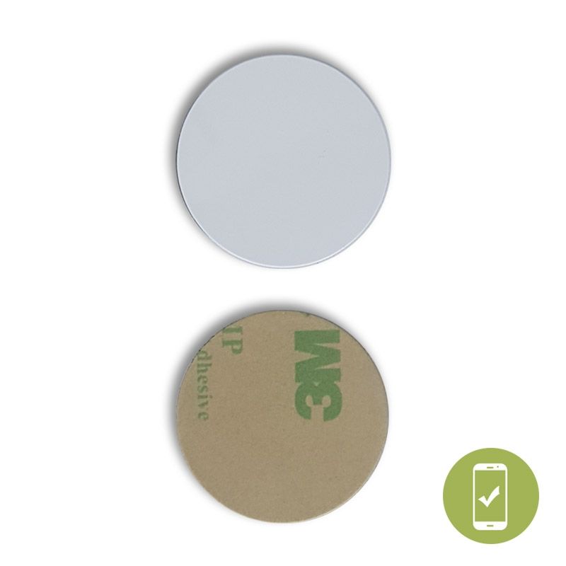 29 MM ROUND NFC HARD PVC STICKER - NTAG213